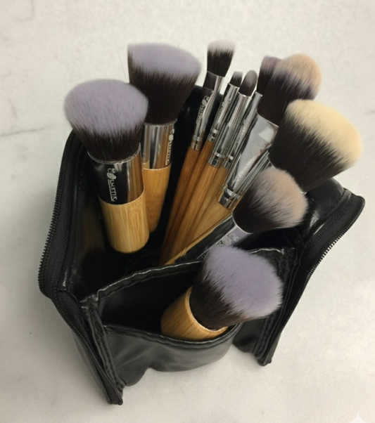 Air Cosmetik Bamboo Makeup Brushes Professional Set (11)