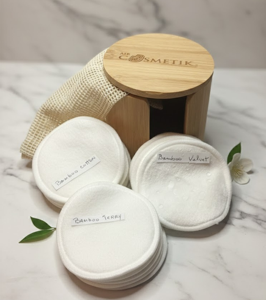 Air Cosmetik Bamboo-Cotton Makeup Remover Pads